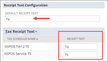 NSPOS SuiteTax receipt text