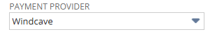 RA-Workstation payment provider configured to Windcave