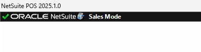 NSPOS version number on register