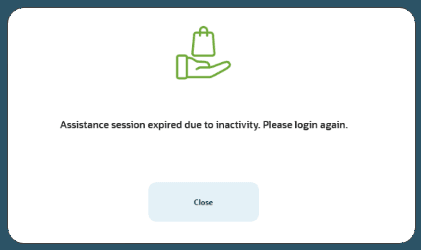 Assistance session timeout