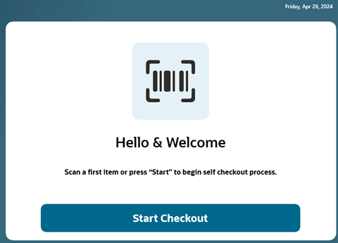 Shopper start menu close