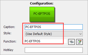 Configure button with new function