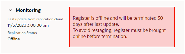 RA-Workstation offline status