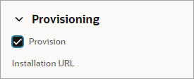 RA Workstation Provision check box