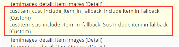 Fallback Catalog Limit field set 7