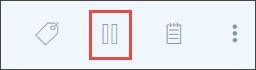 Save an Order with Pause Icon