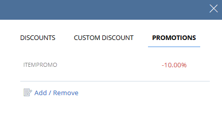 Apply stackable promotions in SCIS