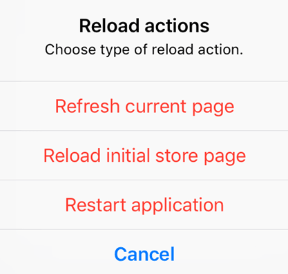 SCIS Refresh Popup window