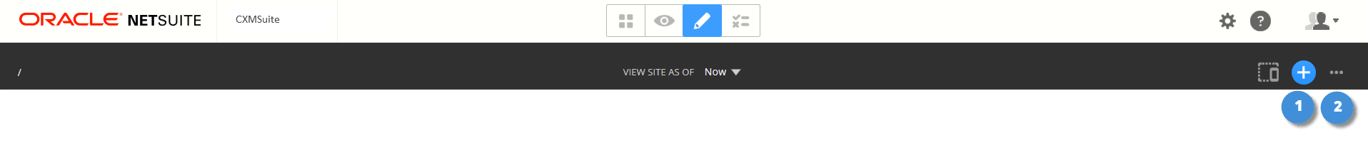 An example of edit mode.