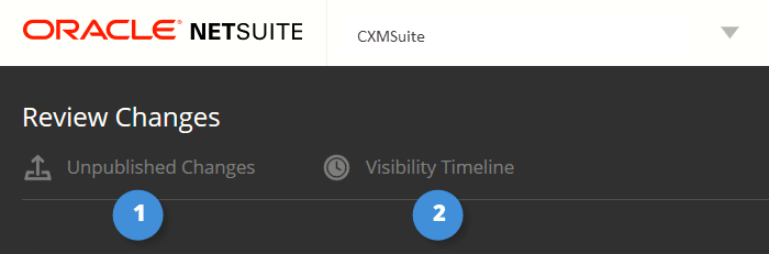 An example of the review changes page.