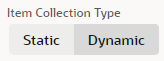 Item collection type toggle