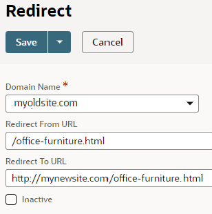 Redirect absolute URL example