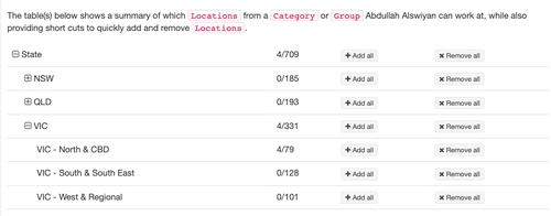 Add multiple locations