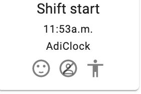 Visual verification icons