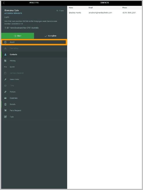 Asset icon appearance in large tablets.