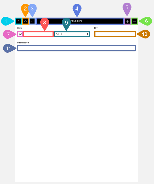 NextService Mobile quote item.