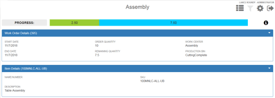 Screenshot of collapsible headers.