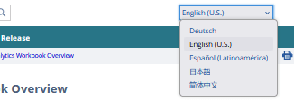 Language list