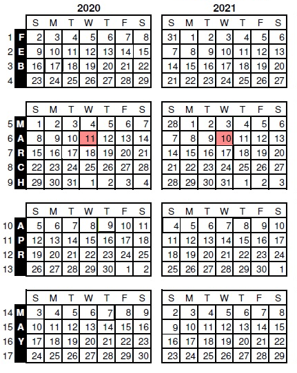Calendar with start date and end date highlighted.