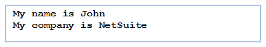Printed output of the previous code sample.