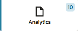 Analytics portlet icon