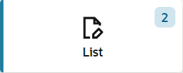 List portlet icon