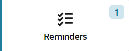 Reminders portlet icon