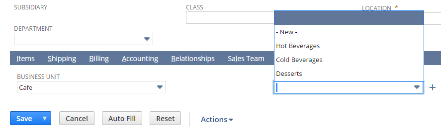 Custom segment filter results example.
