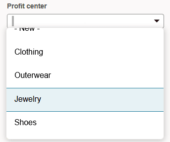 Sample custom segment list.