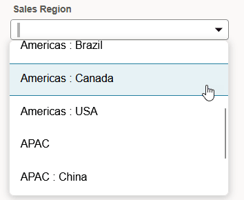 Sample parent:child relationship in custom segments list.