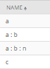 Effect on target account after target edit and before update.