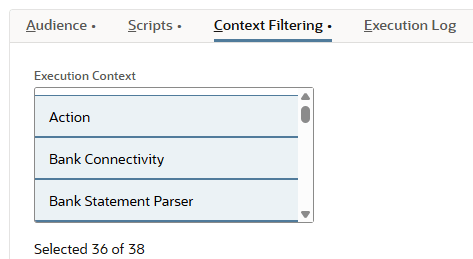 Execution Context field on the script deployment record.