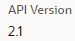 Script's API Version setting set to 2.0.
