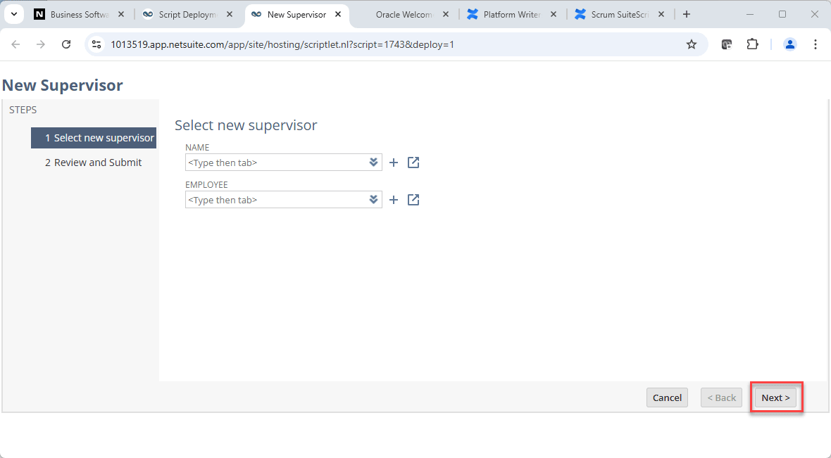 Step 1 of sample custom assistant