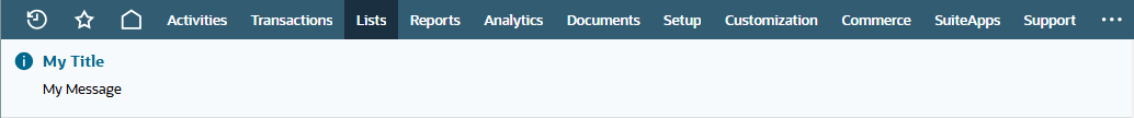 This is an image of an Information message.