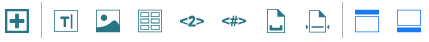 New Element toolbar