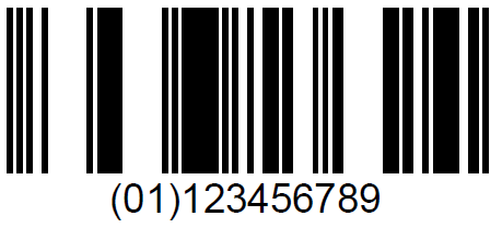 Sample databar barcode