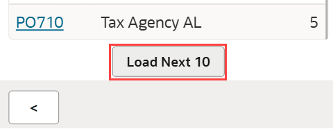 Sample Load Next button
