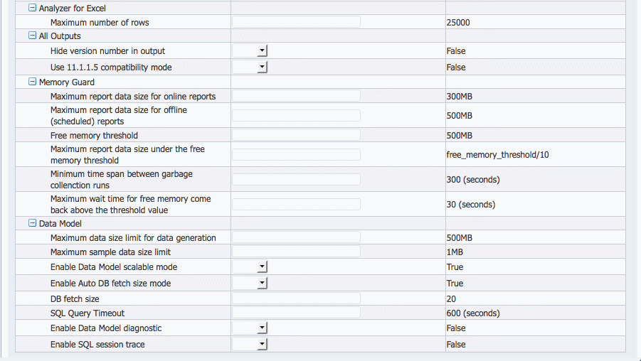 Memory Guard properties