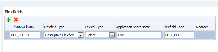 Sample Descriptive Flexfield
