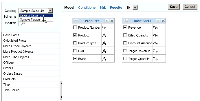 Create a bind variable dialog