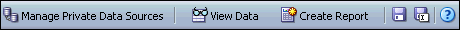 Data Model Editor Toolbar