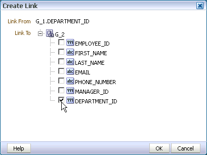 Create Link Dialog