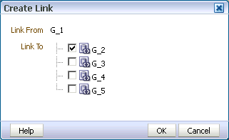 Create Group Link dialog