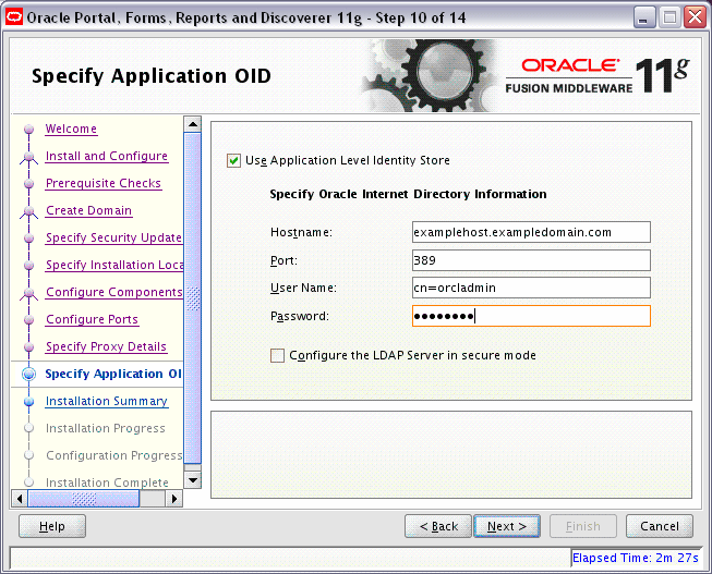 Description of specify_application_oid.gif follows