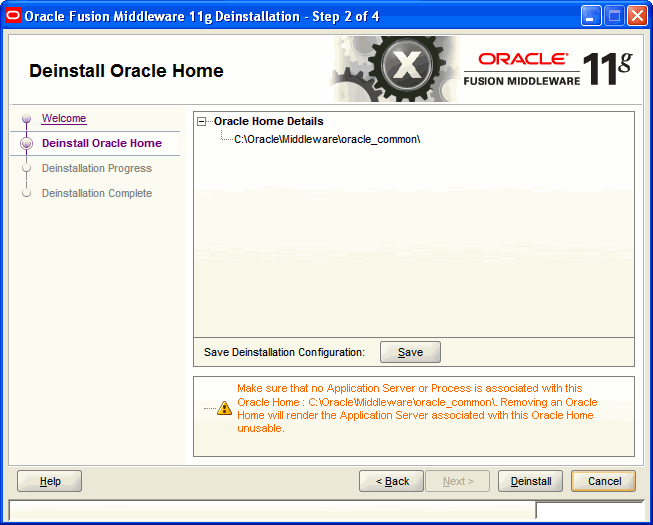 Description of deinstall_oracle_home.gif follows