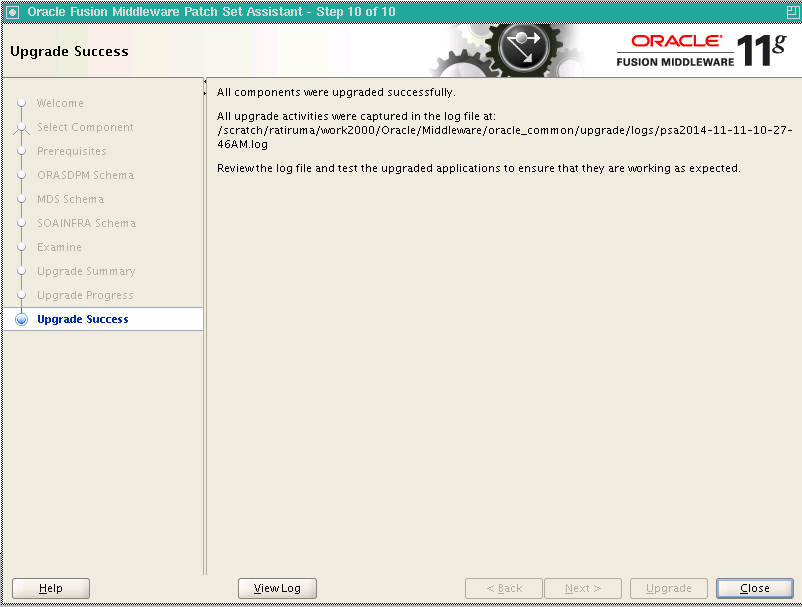 Surrounding text describes upgrade_success.png.