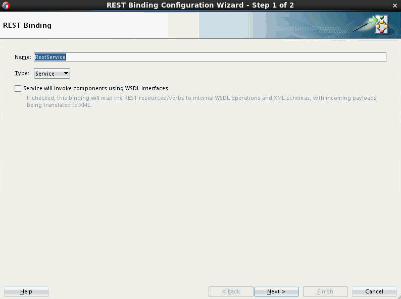 REST Binding Configuration Wizard